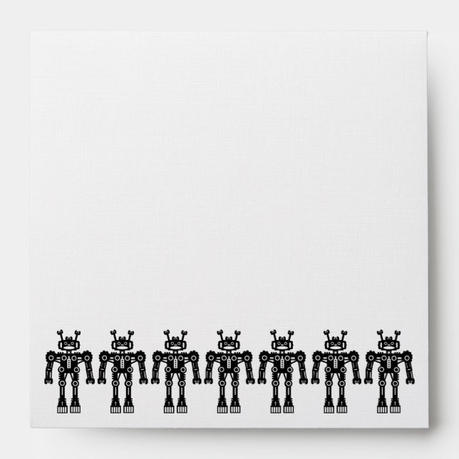 Seven Robots (Square) Envelope (Front)