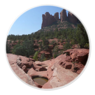 Seven Sacred Pools in Sedona Arizona Ceramic Knob