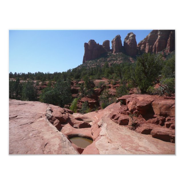 Seven Sacred Pools in Sedona Arizona Photo Print (Front)