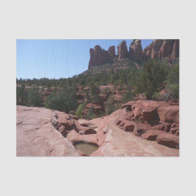Seven Sacred Pools in Sedona Arizona Tissue Paper (Front)