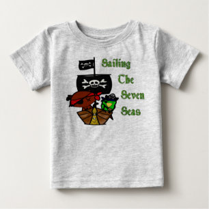 Seven Seas Pirate Baby T-Shirt