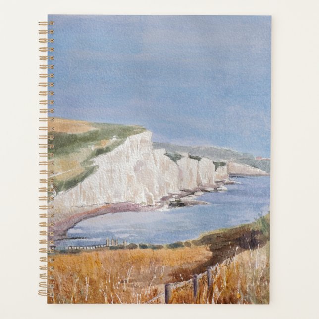  Seven Sisters cliffs near Brighton  Planner (Front)