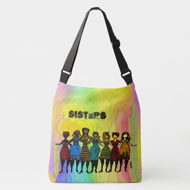 Seven Sisters Cross Body Tote Bag (Front)