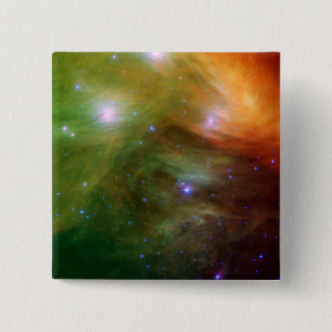 Seven Sisters Pleiades Stars Space 15 Cm Square Badge