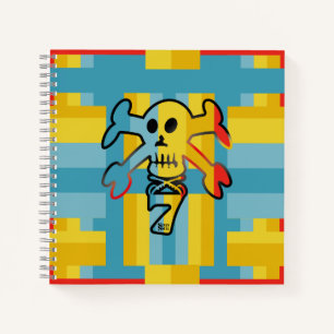 SEVEN SKULL BY MASANSER PIXELAT NOTEBOOK