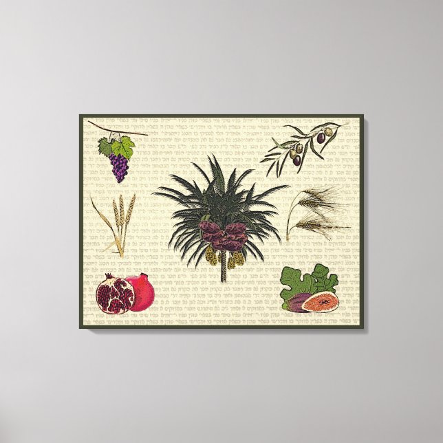 Seven Species Canvas Print (Front)