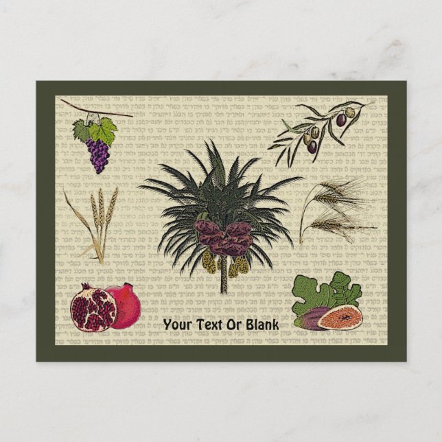 Seven Species Postcard (Front)