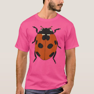 seven spotted ladybug Coccinella septempunctata T-Shirt