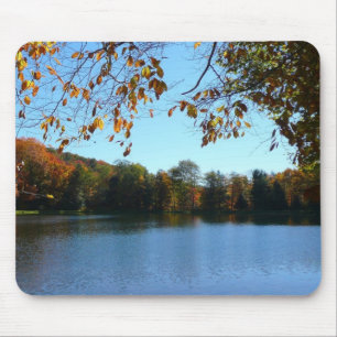 Seven Springs Fall Trees and Pond Mouse Mat