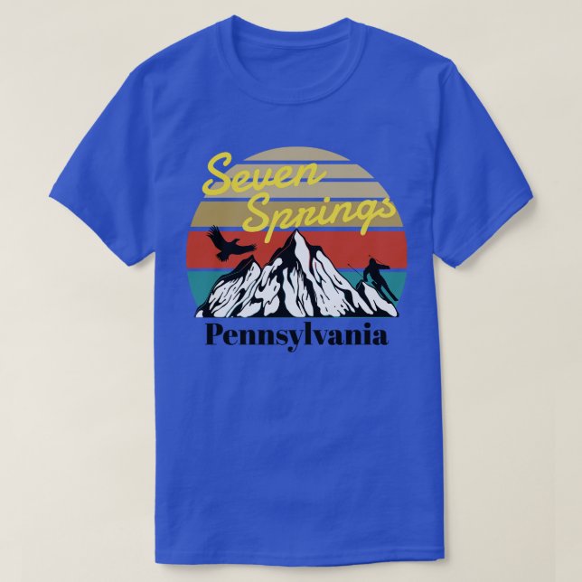 Seven Springs ski Pennsylvania 1 T-Shirt (Design Front)