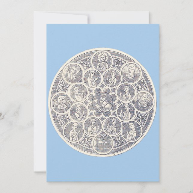 Seven virtues and Jesus Christ Invitation (Front)