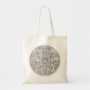 Seven virtues and Jesus Christ Tote Bag