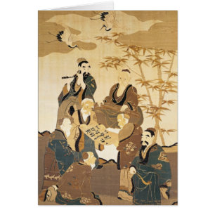 Seven wise men in the bamboo forest