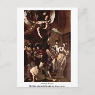 Seven Works By Michelangelo Merisi Da Caravaggio Postcard