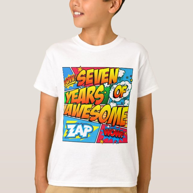 Seven Years of Awesome T-Shirt (Front)