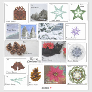 Seventeen Christmas Gift Tag Assortment   To From