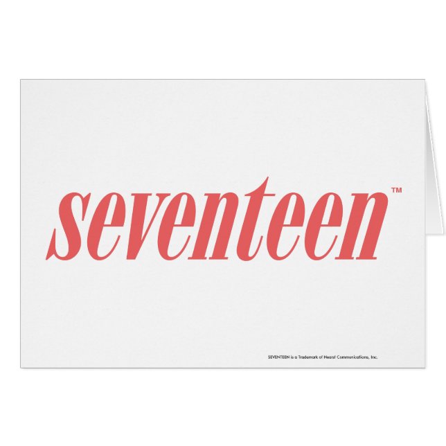 Seventeen Logo-LtPink (Front Horizontal)