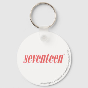 Seventeen Logo-LtPink Key Ring