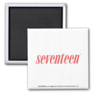 Seventeen Logo-LtPink Magnet