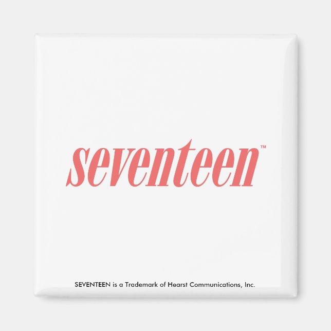 Seventeen Logo-LtPink Magnet (Front)