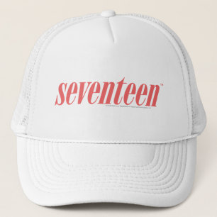 Seventeen Logo-LtPink Trucker Hat