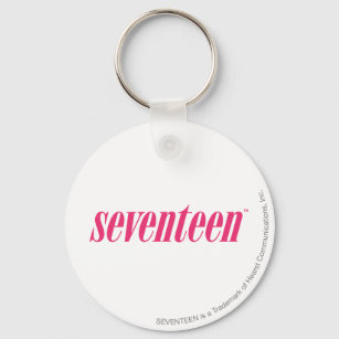 Seventeen Logo-Magenta Key Ring