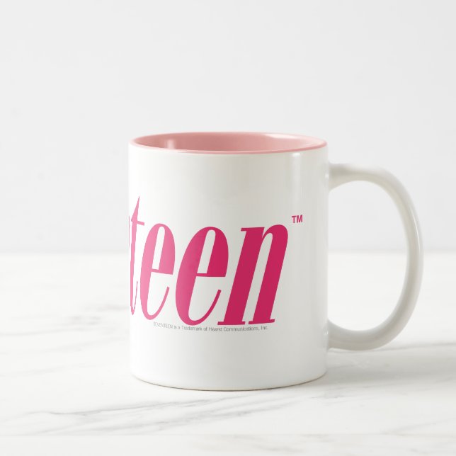 Seventeen Logo-Magenta Two-Tone Coffee Mug (Right)