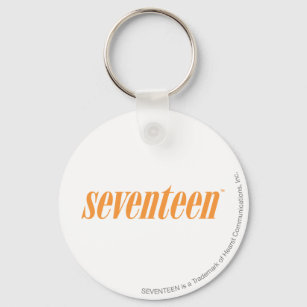 Seventeen Logo-Orange Key Ring