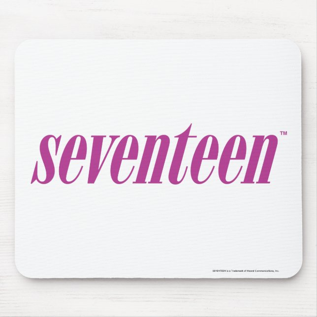 Seventeen  Logo-Purple Mouse Mat (Front)