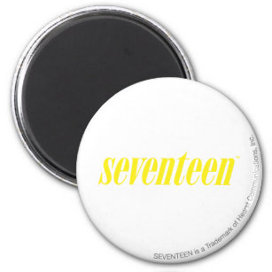 Seventeen Logo-Yellow Magnet