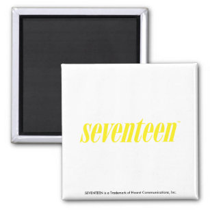Seventeen Logo-Yellow Magnet