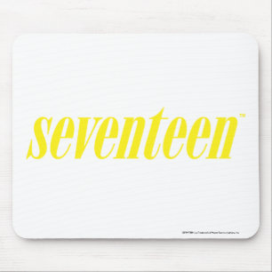 Seventeen Logo-Yellow Mouse Mat