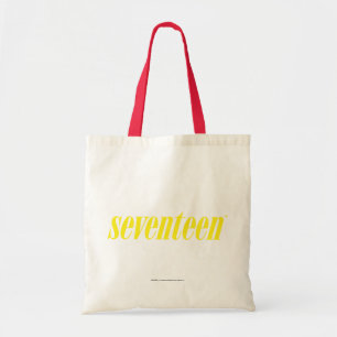 Seventeen Logo-Yellow Tote Bag
