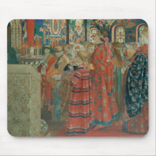 Seventeenth Century Russian Women at Church Mouse Mat