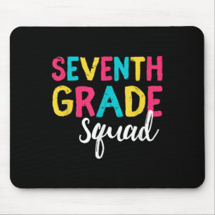 Seventh 7th Grade Squad Back To School Student Tea Mouse Mat