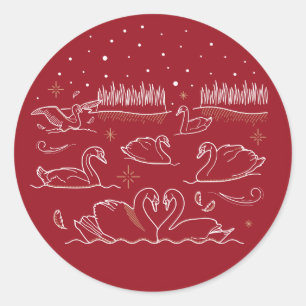 SEVENTH DAY OF CHRISTMAS / Christmas Stickers