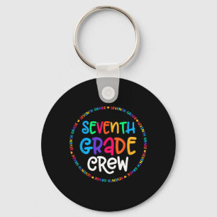 Seventh Grade Crew Back to School Matching for 7th Key Ring