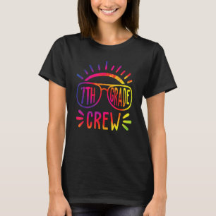 Seventh Grade Crew Tie Dye 7th Grade Back To Schoo T-Shirt