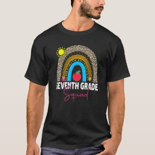 Seventh Grade Rainbow Girl Boy Teacher Team 7th Gr T-Shirt