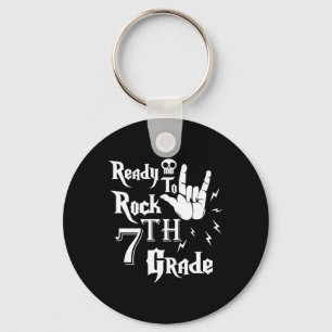 Seventh Grade Ready To Rock 2nd Grade Back To Scho Key Ring