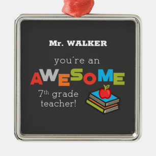 Seventh Grade Teacher Appreciation Day, Awesome Metal Tree Decoration