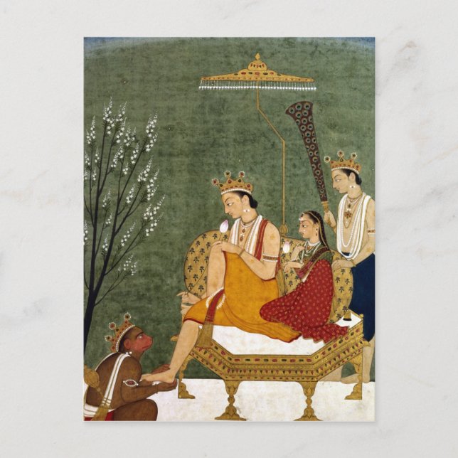 Seventh Incarnation of Vishnu as Rama-Chandra Postcard (Front)