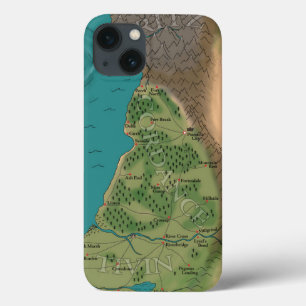 Seventh Night World Map iPhone 13 Case
