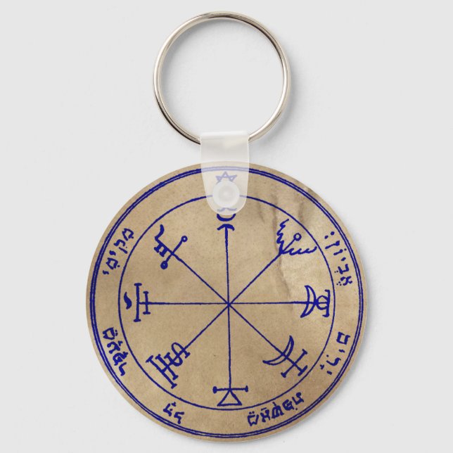 Seventh Pentacle of Jupiter Key Ring (Front)