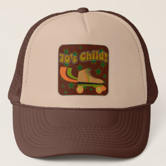 Seventies Child Funny Retro Nostalgia Design Trucker Hat