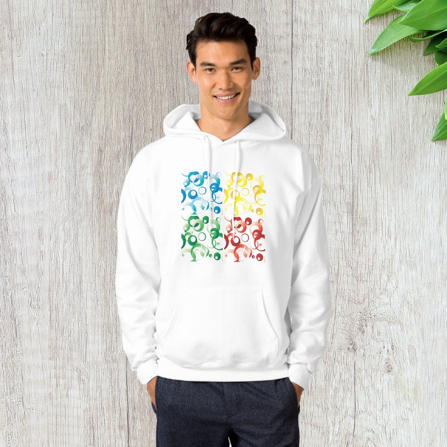 Seventies Colour And Shapes Mens Hoodie (Creator Uploaded)