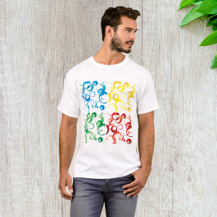 Seventies Colour And Shapes Mens T-Shirt