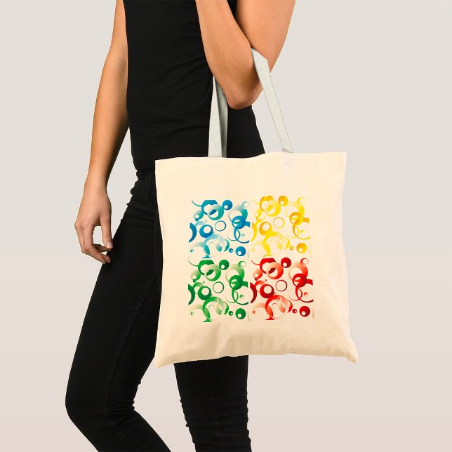 Seventies Colour And Shapes Tote Bag (Creator Uploaded)