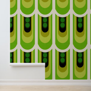 Seventies geometric wallpaper