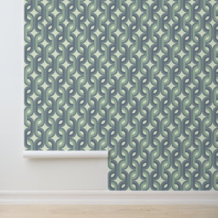 Seventies geometric wallpaper